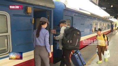 Tăng cường thêm nhiều chuyến tàu Bắc - Nam trong dịp Tết Ất Tỵ
