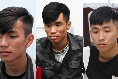 Các đối tượng: Nguyễn Trần Trí Thành, Nguyễn Anh Tài và Nguyễn Việt Anh (từ trái qua).