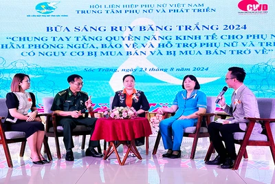 Tọa đàm chia sẻ kinh nghiệm trong hoạt động chống mua bán phụ nữ và giải pháp giúp đỡ phụ nữ yếu thế