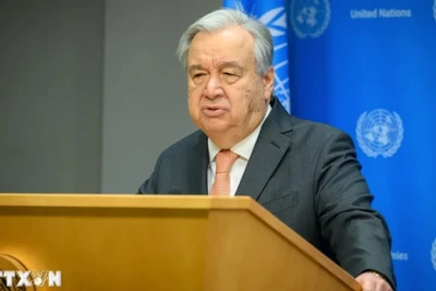 Tổng thư ký Liên hợp quốc António Guterres. (Nguồn: AFP/TTXVN)