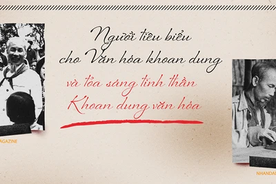 Người tiêu biểu cho Văn hóa khoan dung và tỏa sáng tinh thần Khoan dung văn hóa