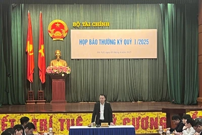 Họp báo Bộ Tài chính quý I/2025.