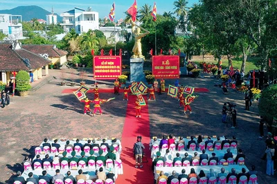 Quang cảnh lễ kỷ niệm.