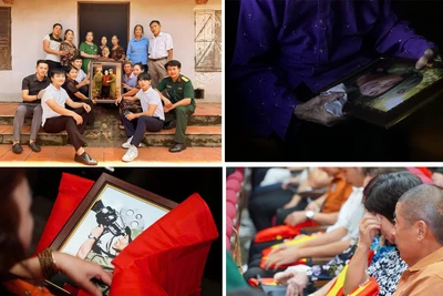 Một số hình ảnh trong quá trình quay phim tài liệu "Linh ảnh".