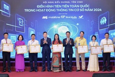 Tôn vinh các điển hình tiên tiến toàn quốc về hoạt động thông tin cơ sở.