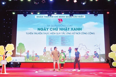 Việc tuyên truyền thực hiện Quy tắc ứng xử được các đơn vị ở Hà Nội triển khai bằng nhiều hình thức đa dạng, phong phú.