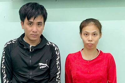 Đối tượng Nguyễn Vũ Linh và Trịnh Huế Minh.