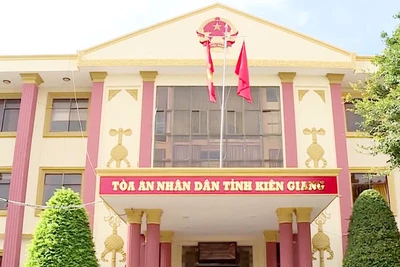 Trụ sở Tòa án nhân dân tỉnh Kiên Giang, nơi bà Nguyễn Thị Cẩm Thu công tác. (Ảnh: Internet)