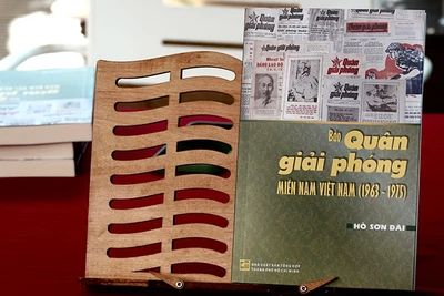 Bìa cuốn sách Báo Quân giải phóng miền nam Việt Nam (1963-1975).