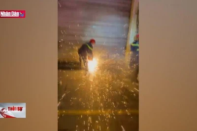 Cứu 7 người kẹt trong đám cháy ở thẩm mỹ viện