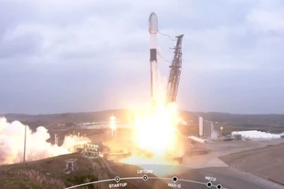 Quang cảnh vụ phóng. (Nguồn: SpaceX)