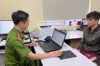 Cơ quan Công an lấy lời khai của Nguyễn Đức Anh.