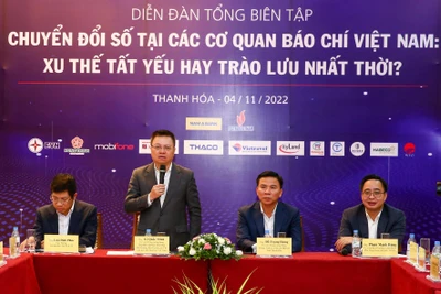 Đồng chí Lê Quốc Minh phát biểu khai mạc Diễn đàn. 