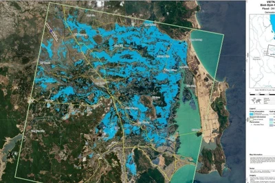 Giám sát ngập lụt tại Bình Định thông qua công nghệ viễn thám.