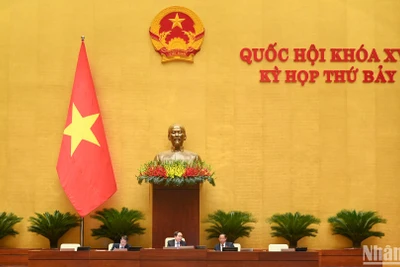 Quang cảnh phiên làm việc chiều 30/5. (Ảnh: DUY LINH)