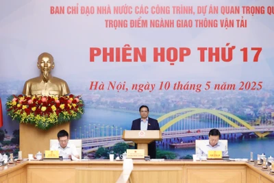 Thủ tướng Phạm Minh Chính, Trưởng Ban Chỉ đạo Nhà nước các công trình, dự án quan trọng quốc gia, trọng điểm ngành giao thông vận tải chủ trì Phiên họp thứ 17 của Ban Chỉ đạo.
