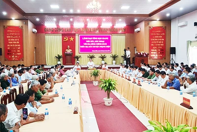 Quang cảnh buổi đối thoại.