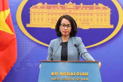 Người phát ngôn Bộ Ngoại giao Phạm Thu Hằng. (Ảnh: Bộ Ngoại giao)