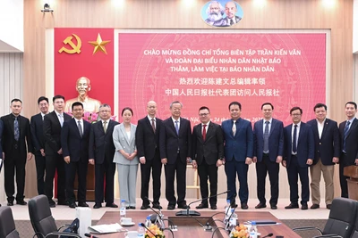 Tổng Biên tập Nhân Dân nhật báo ấn tượng về sự đổi mới, sáng tạo của Báo Nhân Dân