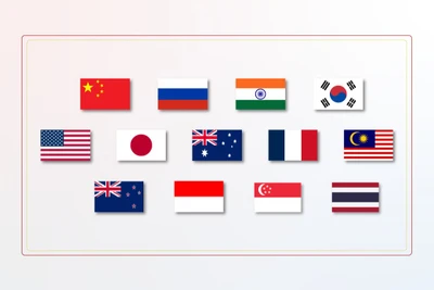 [Infographic] 13 nước có quan hệ Đối tác chiến lược toàn diện với Việt Nam