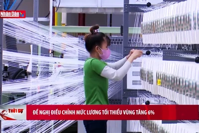 Đề nghị điều chỉnh mức lương tối thiểu vùng tăng 6%