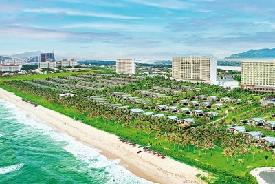 Một góc Khu du lịch Bắc Bán đảo Cam Ranh.