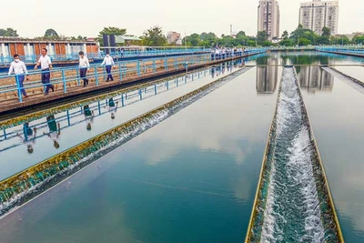 Nhà máy cấp nước Thủ Đức có công suất sản xuất nước cao nhất Thành phố Hồ Chí Minh.