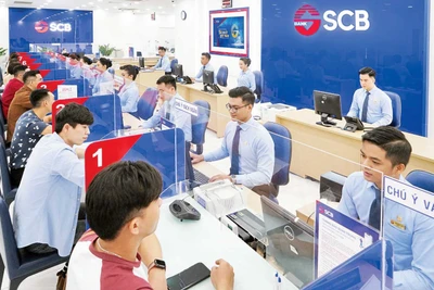 Lãi suất tiền gửi ngân hàng đồng loạt giảm mạnh. Ảnh | Ngân hàng SCB