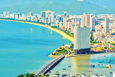 Một góc thành phố biển Nha Trang. (Ảnh QUỐC BẢO)