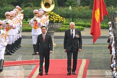 [Ảnh] Chủ tịch nước Võ Văn Thưởng đón, hội đàm với Toàn quyền Australia David Hurley