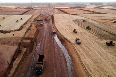 [Ảnh] Sân bay Long Thành - Đại công trường xây dựng lớn nhất cả nước 