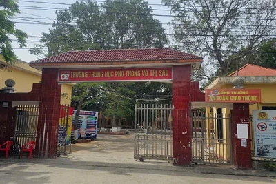 Trường trung học phổ thông Võ Thị Sáu, huyện Bình Xuyên, tỉnh Vĩnh Phúc. 