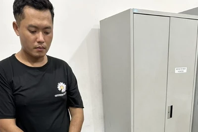 Đối tượng Trần Dương Ngọc Hải bị bắt giữ khẩn cấp. 