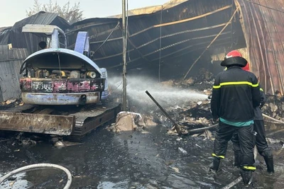 Vụ cháy được khống chế, không để cháy lan.