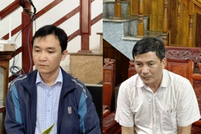 Hai đối tượng bị khởi tố.