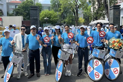 Nhiều hoạt động được tổ chức hưởng ứng Ngày thế giới không thuốc lá.