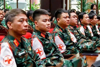 80 thành viên tham gia khắc phục hậu quả động đất tại Myanmar.