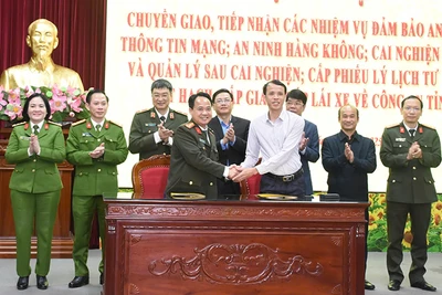 Công an tỉnh Thanh Hóa tiếp nhận nhiệm vụ bảo đảm an toàn thông tin mạng.