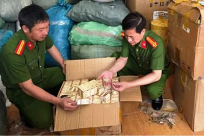 Công an Thanh Hóa vừa triệt phá đường dây sản xuất, buôn bán thuốc tân dược giả.