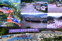 Những hình ảnh từ hệ thống kiểm soát của cửa khẩu Hữu Nghị Quan, Quảng Tây, Trung Quốc.