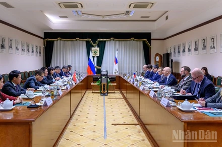 Toàn cảnh cuộc gặp làm việc với lãnh đạo Bộ Tài chính Liên bang Nga.