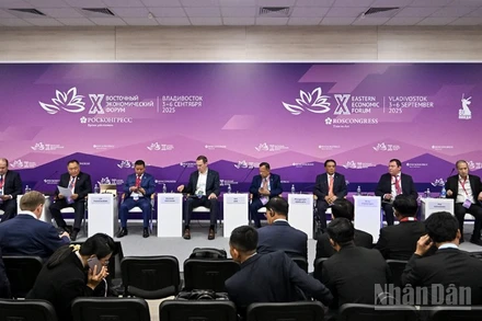 Các chuyên gia tham dự Đối thoại kinh doanh Nga-ASEAN. 