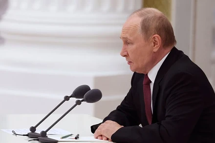 Tổng thống Nga Vladimir Putin. (Ảnh: RIA Novosti)