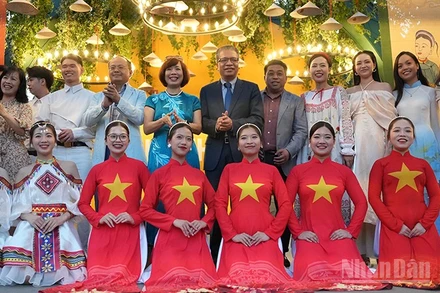 Bế mạc Lễ hội Văn hóa Việt Nam tại Moskva. (Ảnh: XUÂN HƯNG)