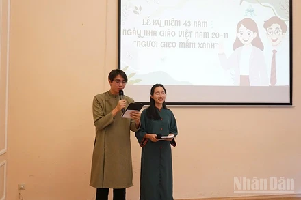 Lễ kỷ niệm 43 năm Ngày Nhà giáo Việt Nam tại Liên bang Nga.