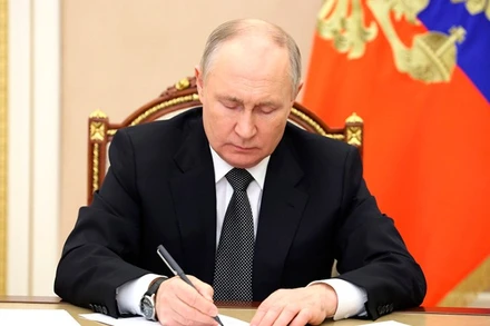 Tổng thống Nga Vladimir Putin. (Ảnh: KREMLIN.RU)