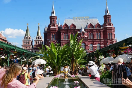 Lễ hội Văn hóa Việt Nam 2025 được tổ chức tại trung tâm Thủ đô Moskva.