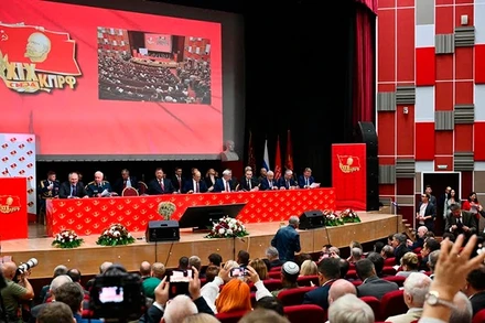 Đại hội đại biểu lần thứ XIX Đảng Cộng sản Liên bang Nga. (Ảnh: RIA Novosti)