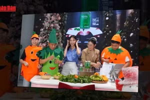 Hoa hậu Thùy Tiên, Hằng Du Mục và Quang Linh Vlogs bán hàng livestream quảng cáo sản phẩm giả đã bị cơ quan chức năng xử lý gần đây. (Ảnh nhandan.vn)