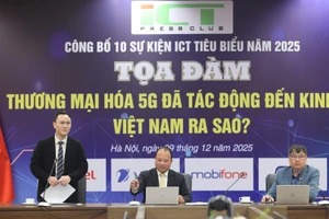 Ông Nguyễn Anh Cương, Phó Cục trưởng Cục Viễn thông, Bộ Khoa học và Công nghệ phát biểu tại tọa đàm.